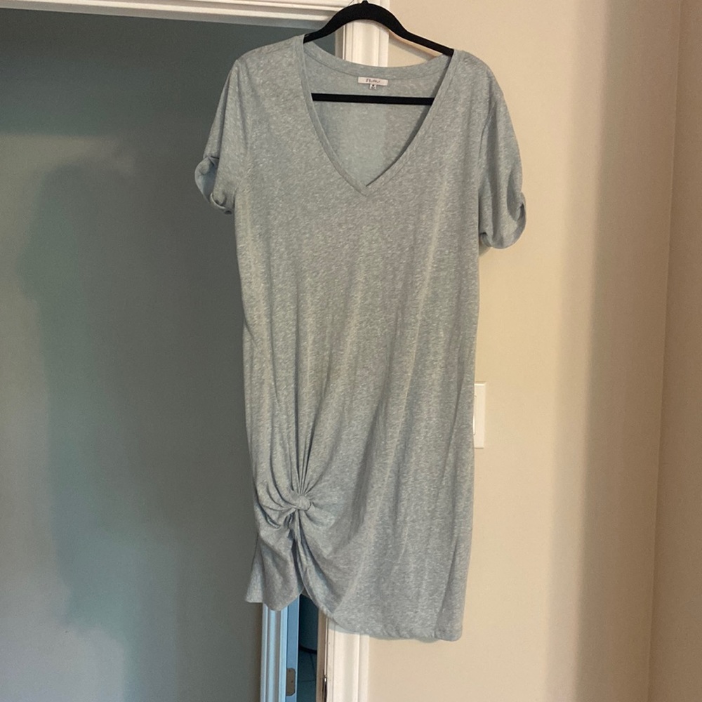 Z Supply Knot Front T shirt dress